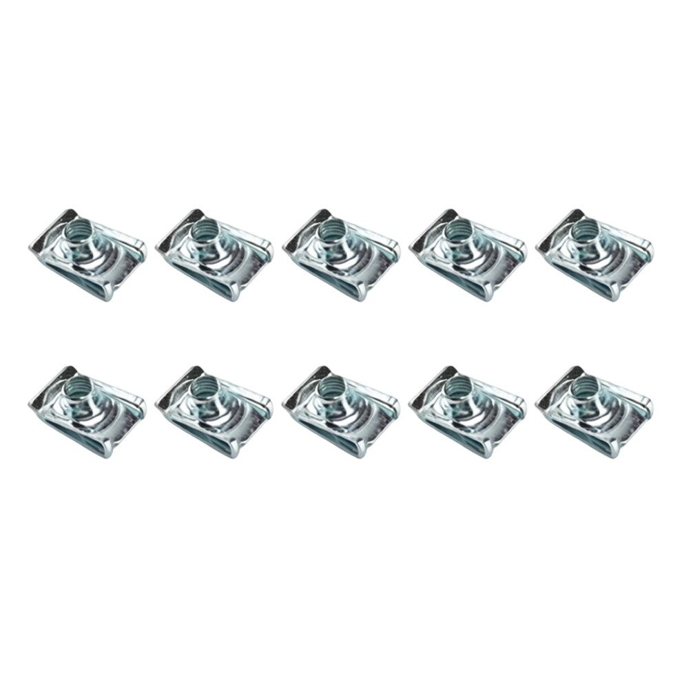 10X 6Mm 8Mm Spring Clip Nuts No Drilling Required For Motorcycle License Plate Mount 1M8 7754004618794
