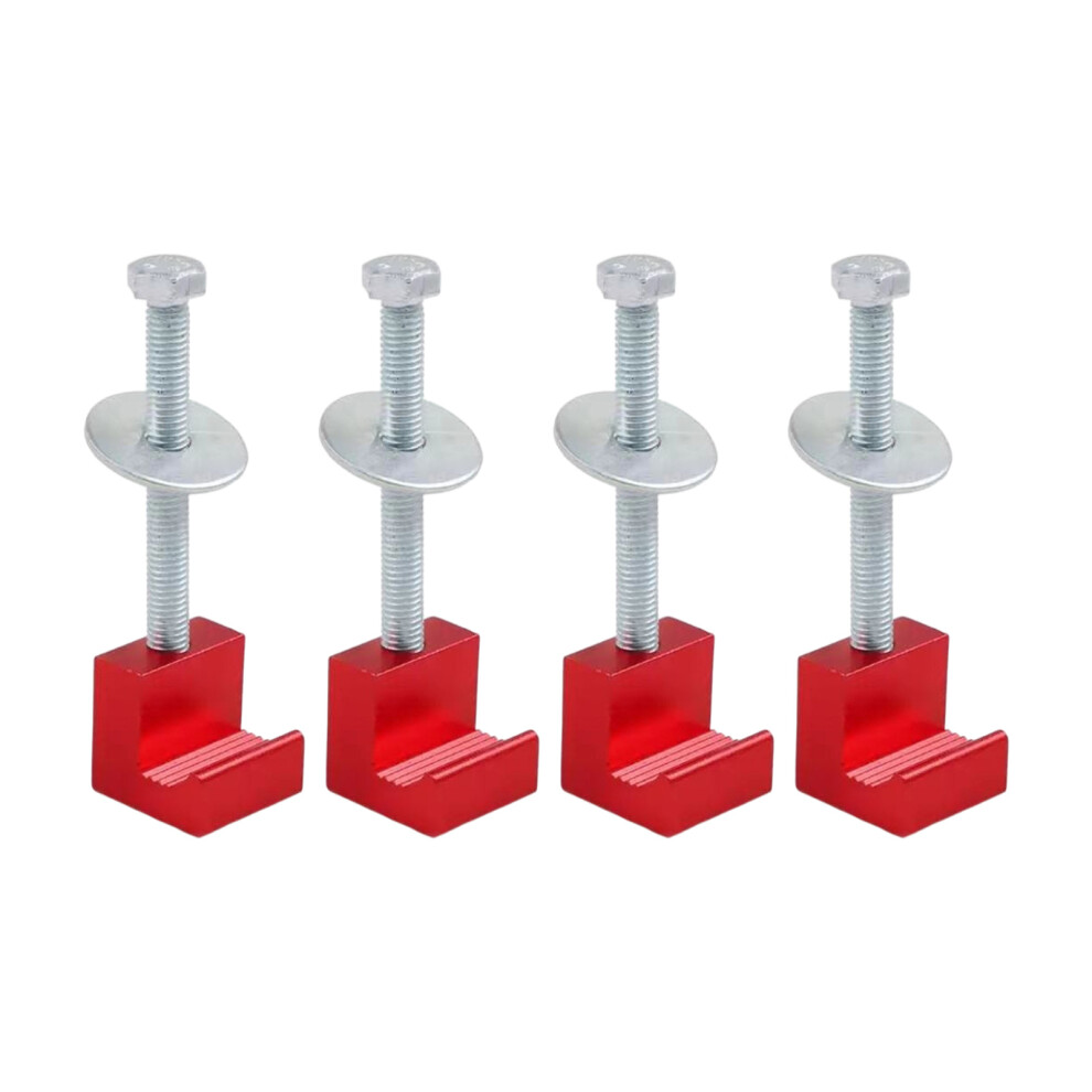 Weather Resistant Truck Bed Tool Box Mounting Kit With Aluminum Hooks For Trucks Red 7754004637269