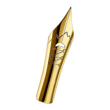 Artistic Metal Fountain Pen Tip Flexible Metal Tip Pen nib piece gold plated elastic
