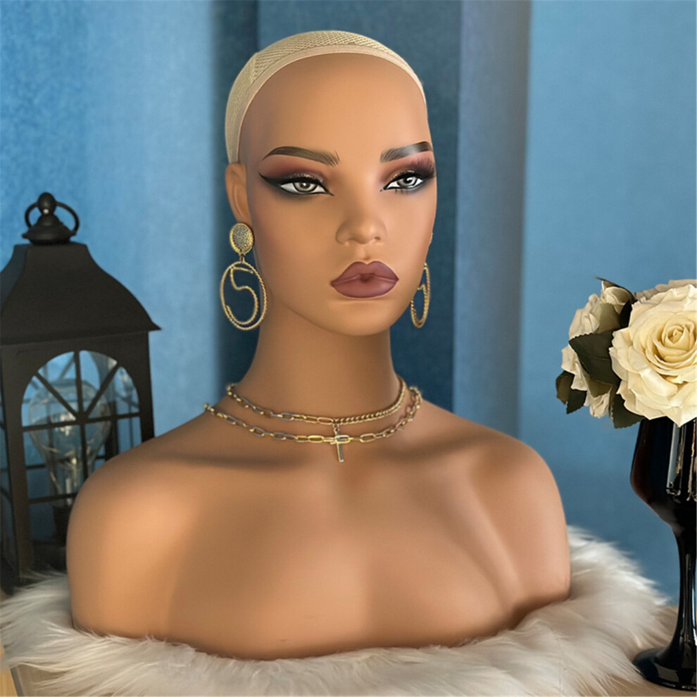 Unisex Realistic Half Body Mannequin Head For Cosmetology School And Salon Training