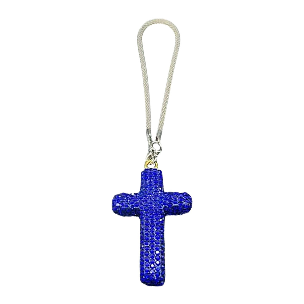 Car Rearview Mirror Ornament For Vehicle Interior Decoration Hanging Sap Phire Blue 7754004642379