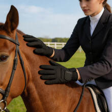 Antislip Horse Riding Gloves Breathable Light Weight Equestrian Sports Gloves M