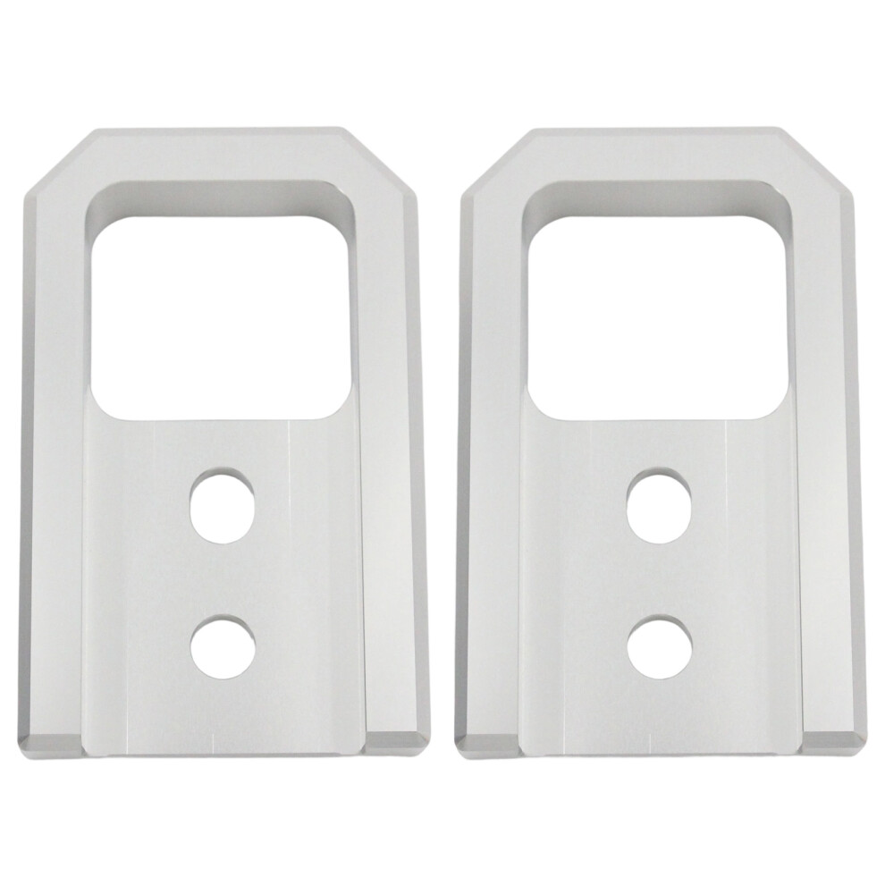 Aluminum Tow Hooks No Drilling Required Quick Setups Fitting For Vehicle 2024 2026 Silver 7754004637085