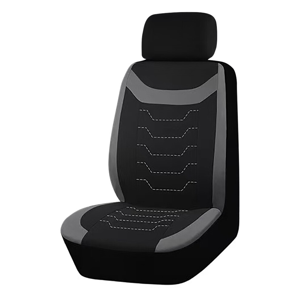 Textured Auto Seat Protector Universal Seat Cover Easy To Install 1 Seat Dark/Gray 7754004608511