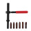 5 Hexagonal Bit Impact Screwdriver Kit Suitable for Motorcycle & Car Rusted Fasteners 1