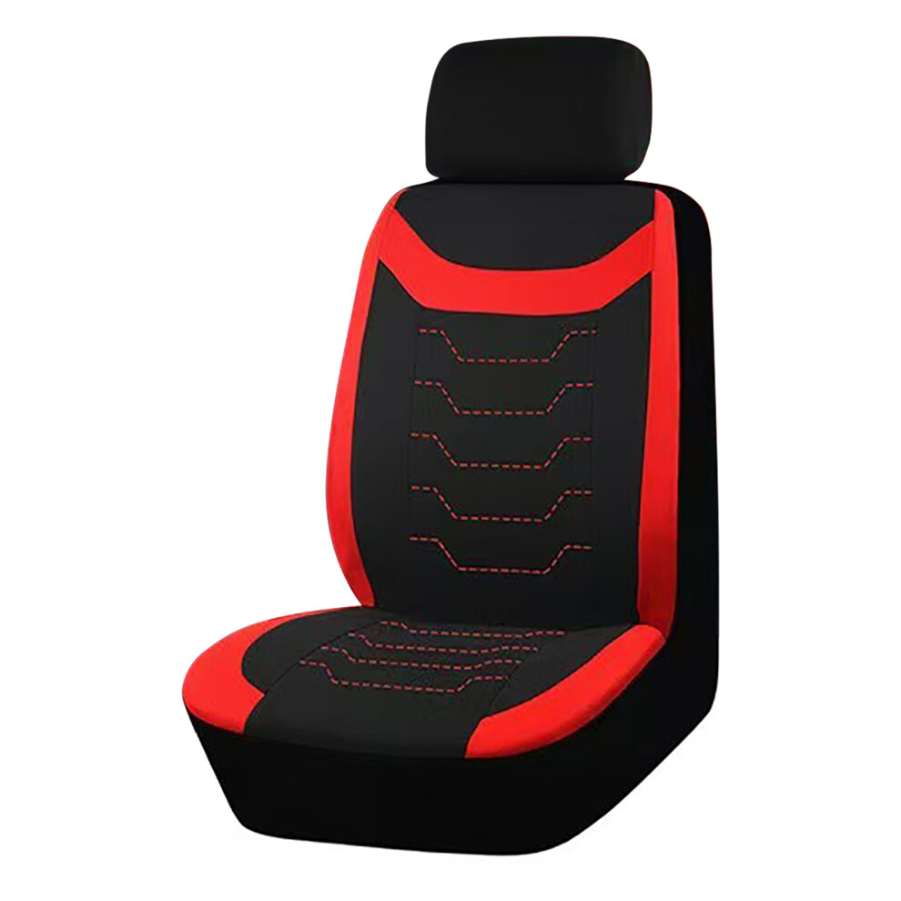 Elegant Design Car Seat Cover Protector Universal For Various Vehicles Model 1 Seat Red 7754004608498