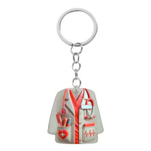 Professional Nurse Uniform Style Ornament 2D Acrylic Keychain Pendant Style14