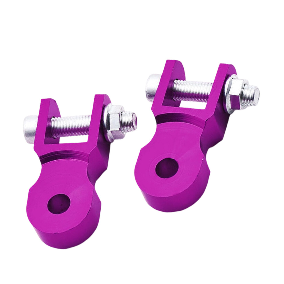 Universal Motorcycle Shock Absorption Adjuster For Enhanced Riding Comfort 2Pcs Purple 7754004634442