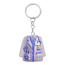 Car Pendant With Acrylic Construction Automotive Decoration Keychain Ornament Style13