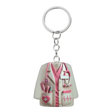 Professional Nurse Uniform Style Ornament 2D Acrylic Keychain Pendant Style9