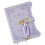 Retro Lockable Diary With Key PU Notebook Journal with 360 Pages Pen Holder Lavender 1