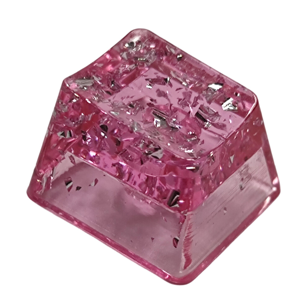 Mechanical Keyboards Resins Keycap Transparents Foil Design R4s Oem Profile Keycap Red 7695001055420