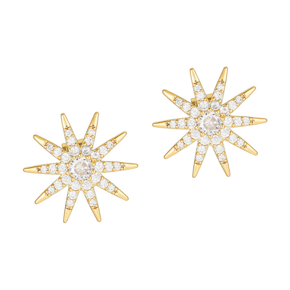 Shimmering Earphone Charm Elegant Star Shaped Zircon Earphone Clip For Freeclip Gold 7695001066594