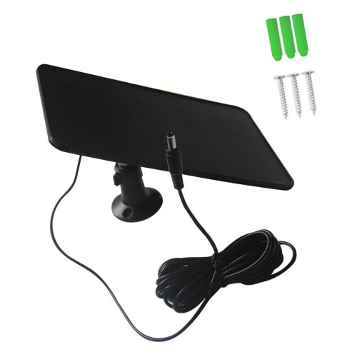 Single Crystal Silicon Solar Panel 6W Output Ideal For Low Power Applications Black