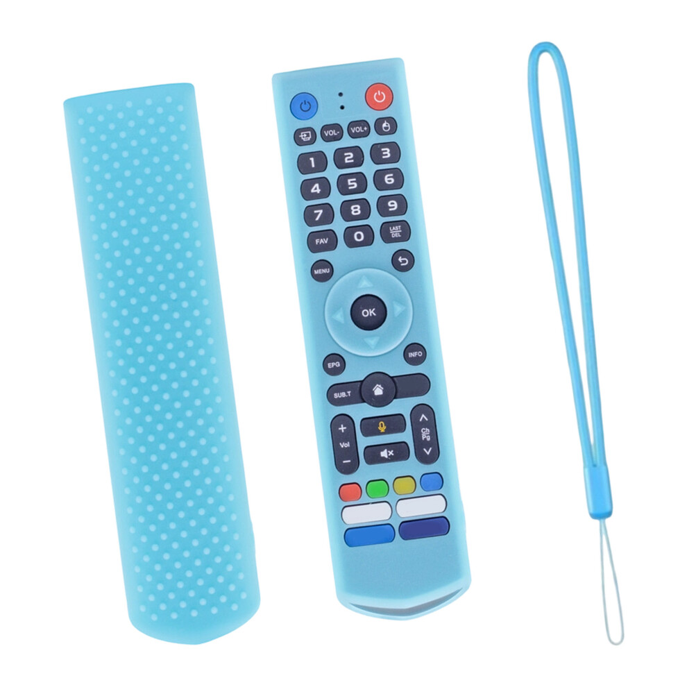 Soft Silicone Remote Case Controller Cover For Vseebox /V5/V7pro Antislip Grip Night Blue 7695001072335