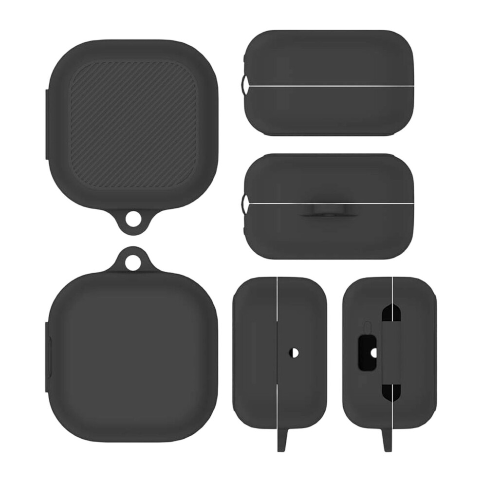 Shockproof Waterproof Silicone Cover For Buds 4Pro/4 Headsets Shell Case Black 7695001080996