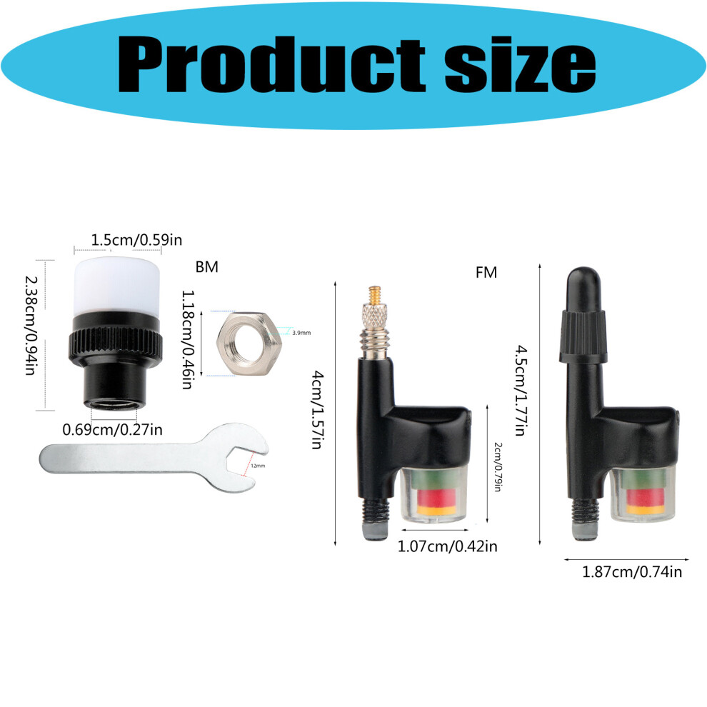 Universal Bicycles Tire Pressure Monitor For Road And Mountain Bikes Beautiful Mouth 7696002151005