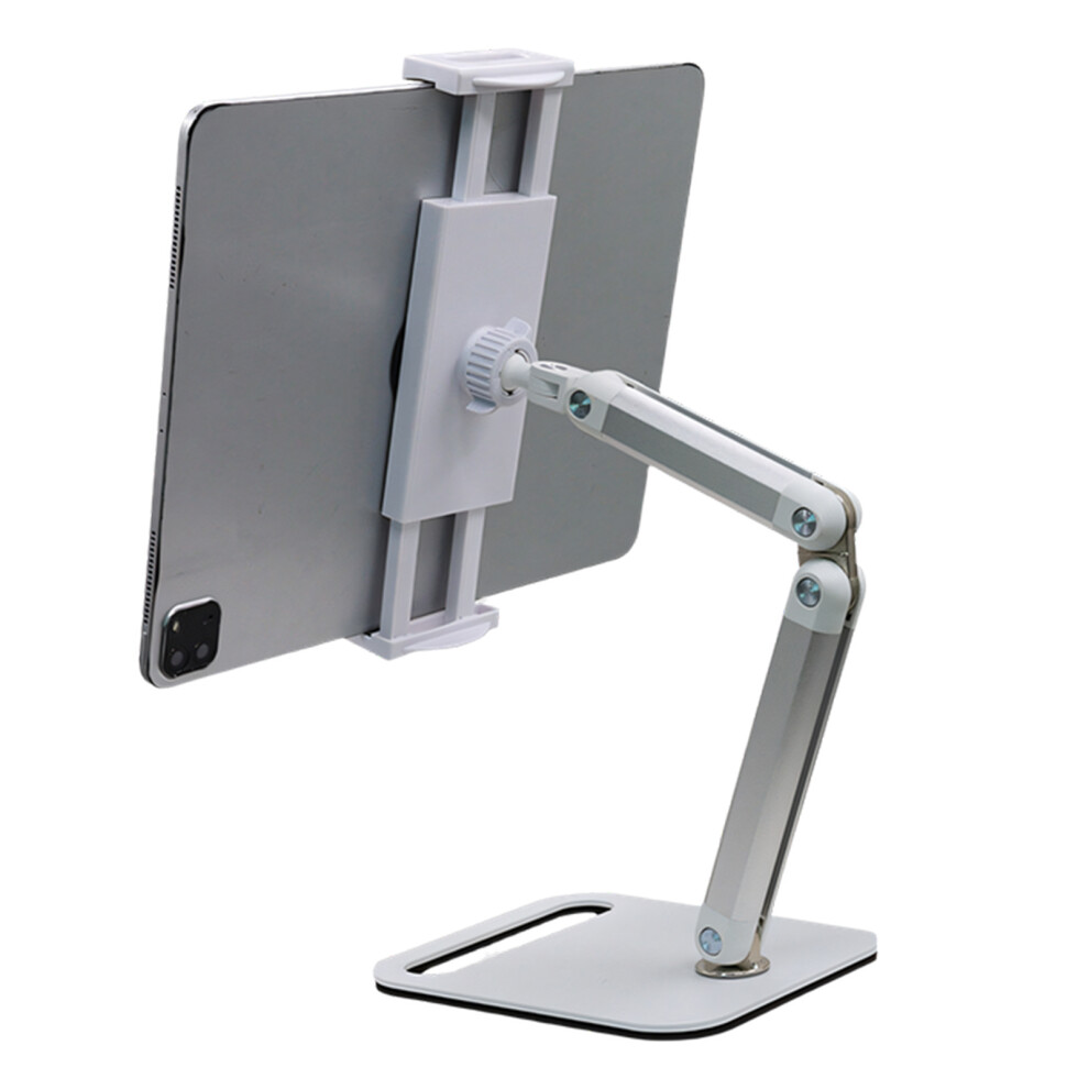 Multiple Angle Tablets Mount Clamp For Small Screens Up To 25.3Cm With Four Axises White 7695001116596
