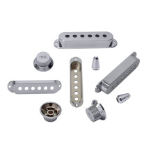 Guitar Pickup Cover And Volumes Knob Caps Replacement Parts For Precise Control Blue
