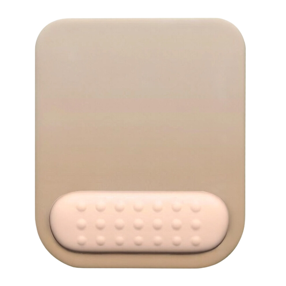 Memorys Foams Mouse Pad With Wrist Support To Reduce Fatigue And Strain Brown 7695001081276