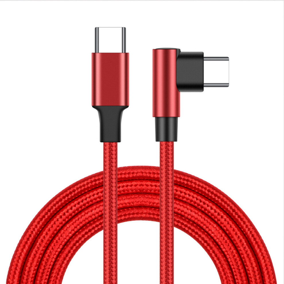 Fast Speed Type C Charging Cable Pd60w Compatible For Smartphone Tablets Laptop 1M Red 7695001120579