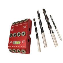 Solid Aluminum Drill Guide For Precise Hole Drilling In DIY Tasks