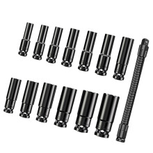 14Pcs Strong Ratchet Wrench Set Includes Soft Shaft For Automotive And Machinery