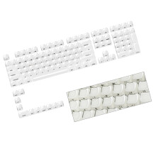 119 Key MAO Profile Keycap Set With Backlight For Mechanical Keyboards Keycaps White