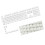 119 Key MAO Profile Keycap Set With Backlight For Mechanical Keyboards Keycaps White 1