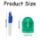 Luckious 6 PCS Golf Ball Marker Line Tool - Transparent Golf Line 2