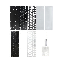 Fast 60 Keyboard DIY Kit 61 Key Magnetic Axles PCB Sound Dampening Foams aluminum plate