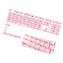 Cute Kitten Head Themed 119 Key MAO Profile Side Print Keycap Set Full Coverage Pink