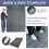 Origem 14Cm Extra Thick & Wide Self Inflating Camping Sleeping Mat Double 5