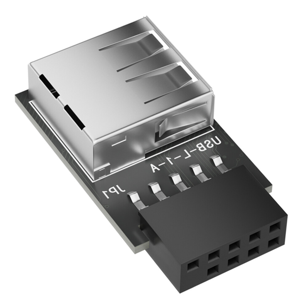 Space Saving 9Pin To Usb2.0 Usb Header Converters For Expanding Pc Single Port Right 7695001092142