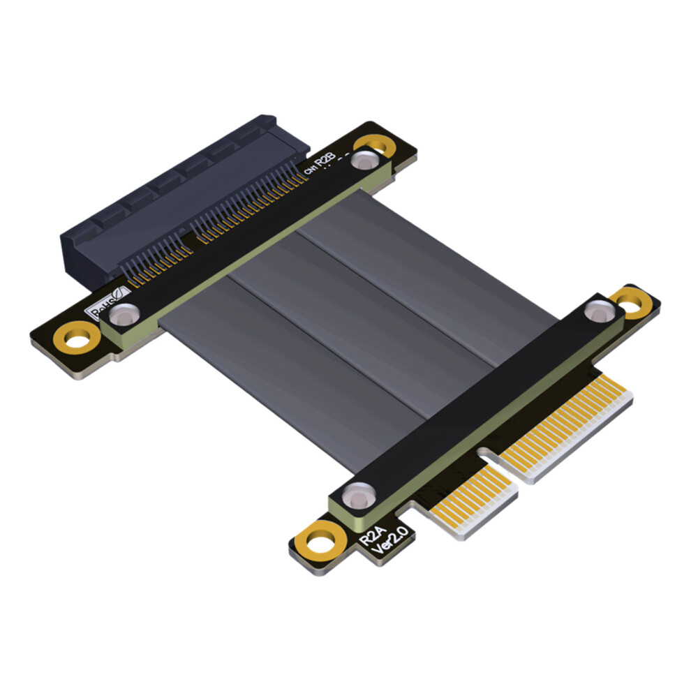 High Bandwidth Pcie 4X Extension Cable Ensures Fast And Secure Data Transfer 30Cm R22ab 7695001146067