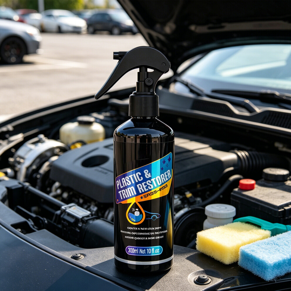 Plastic Exterior Recovery Restorer Trim Cleaner Agent Refresh Restoration Coating 300Ml 7754004627949