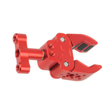 Professional Photography Mounting Clamp Aluminum Super Crabbing Clamp 1/4 3/8 Red