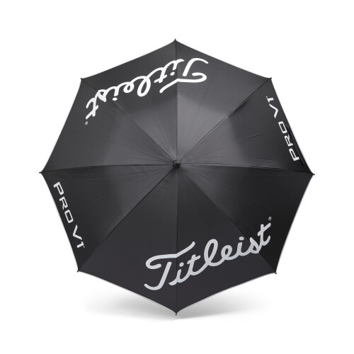 Titleist StaDry Single Canopy Golf Umbrella, Black/Grey 2