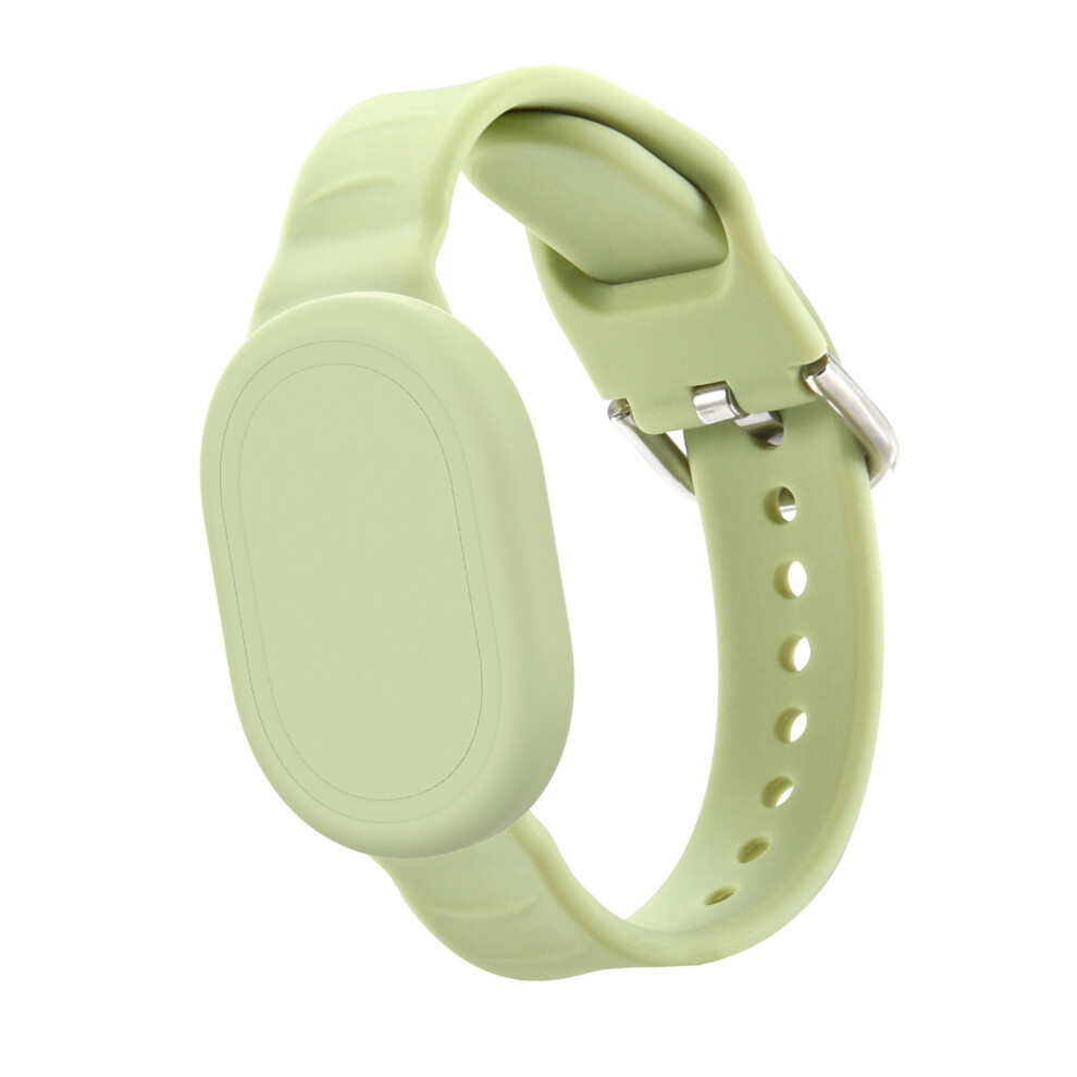 Silicone Wristband Protective Watch Band Case Cover For Trackers Waterproof Avocado Green 7695001086806