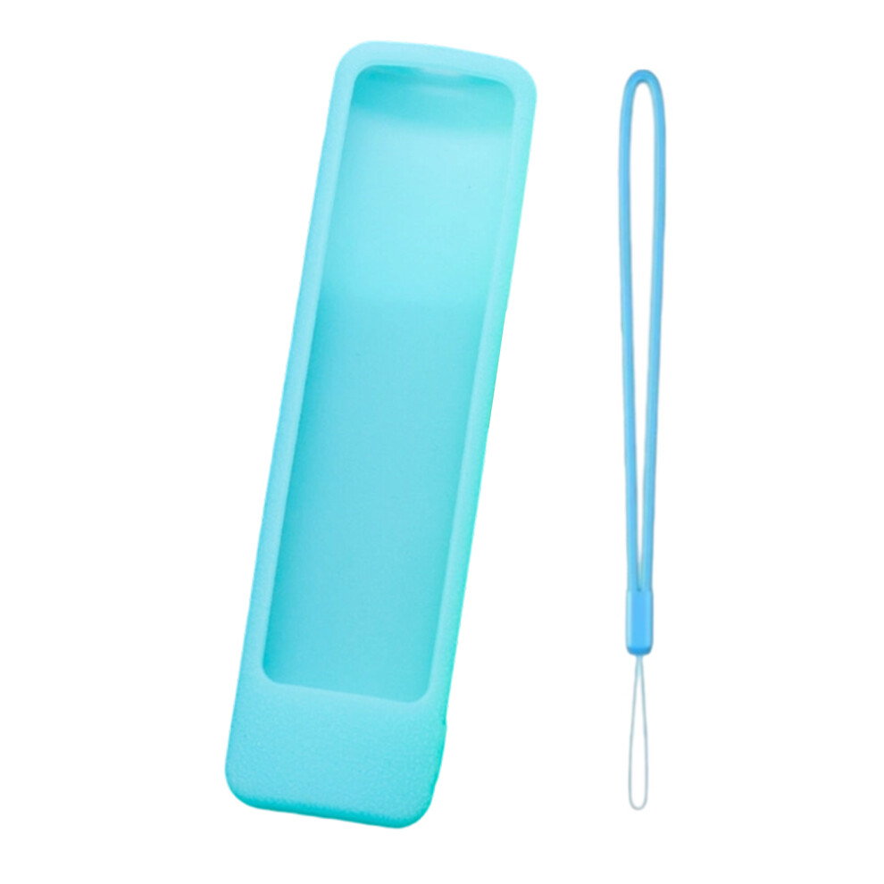 Textured Grip Silicone Remote Protective Cover Thickened Bumper Shock Light/Blue 7695001049023