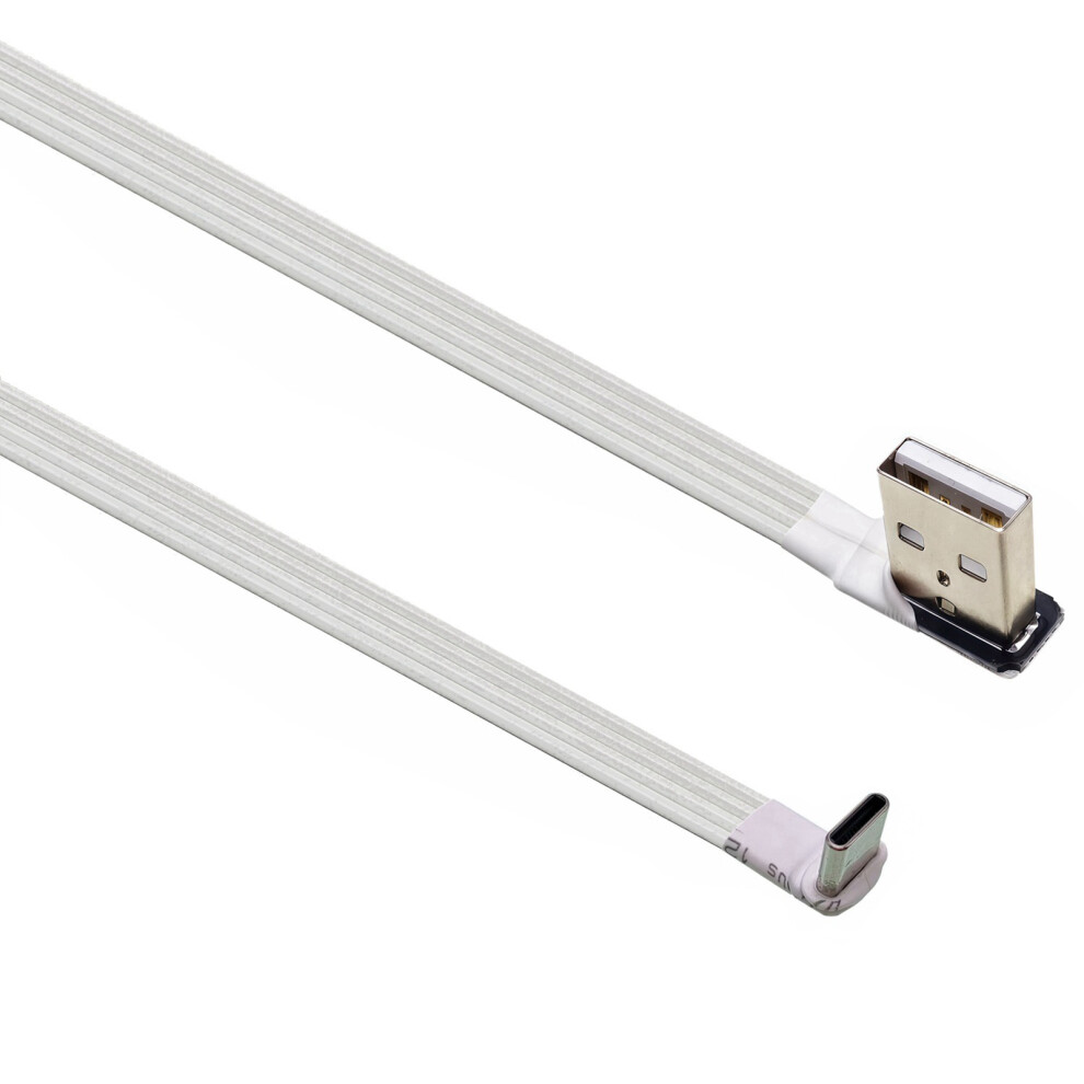 Angled Connector Usb Type C Charging Cord For Multiple Devices Usb Power 0.2M Amle Cmup 7695001141864
