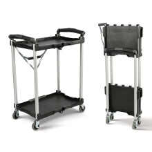 Olympia Tools Pack-N-Roll Folding Service Cart, 2-Layer