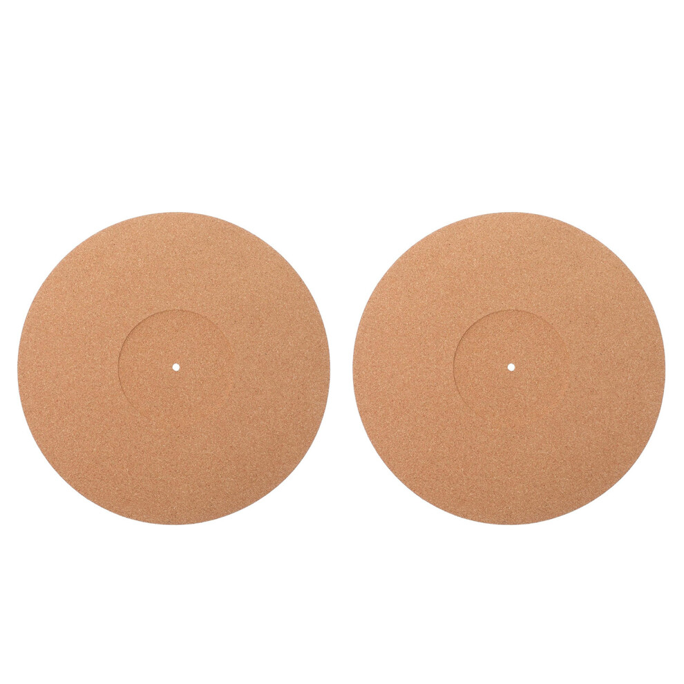 12Inch Record Pad Soft Cork Static Nonslip Turntable Mat Pad Diameter 300Mm 7695001099066