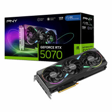 PNY GeForce RTX 5070 ARGB Overclocked Triple Fan 12GB GDDR7 Reflex 2 RTX AI DLSS4