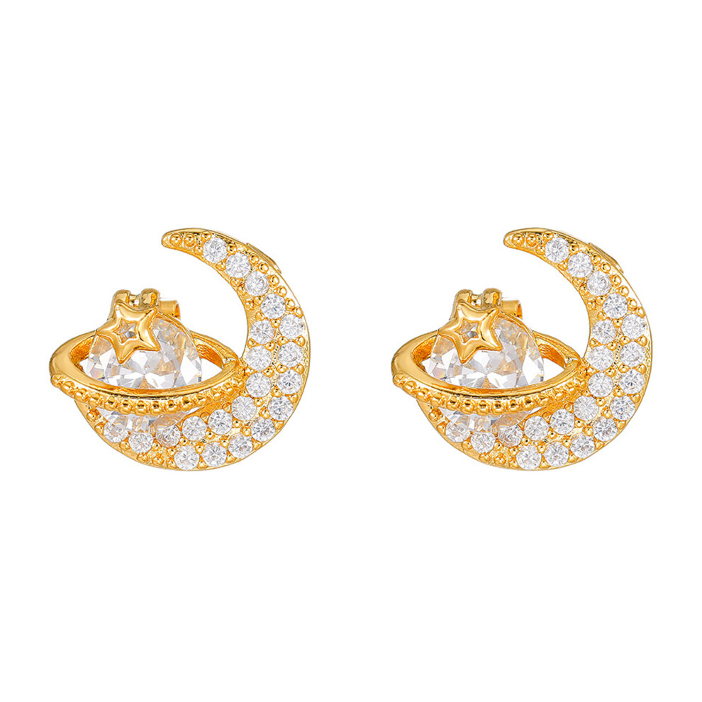 Earphone Clip Addition Star Moon Decoration For Freeclip 1 2 Ergonomic Design Gold 7695001099578
