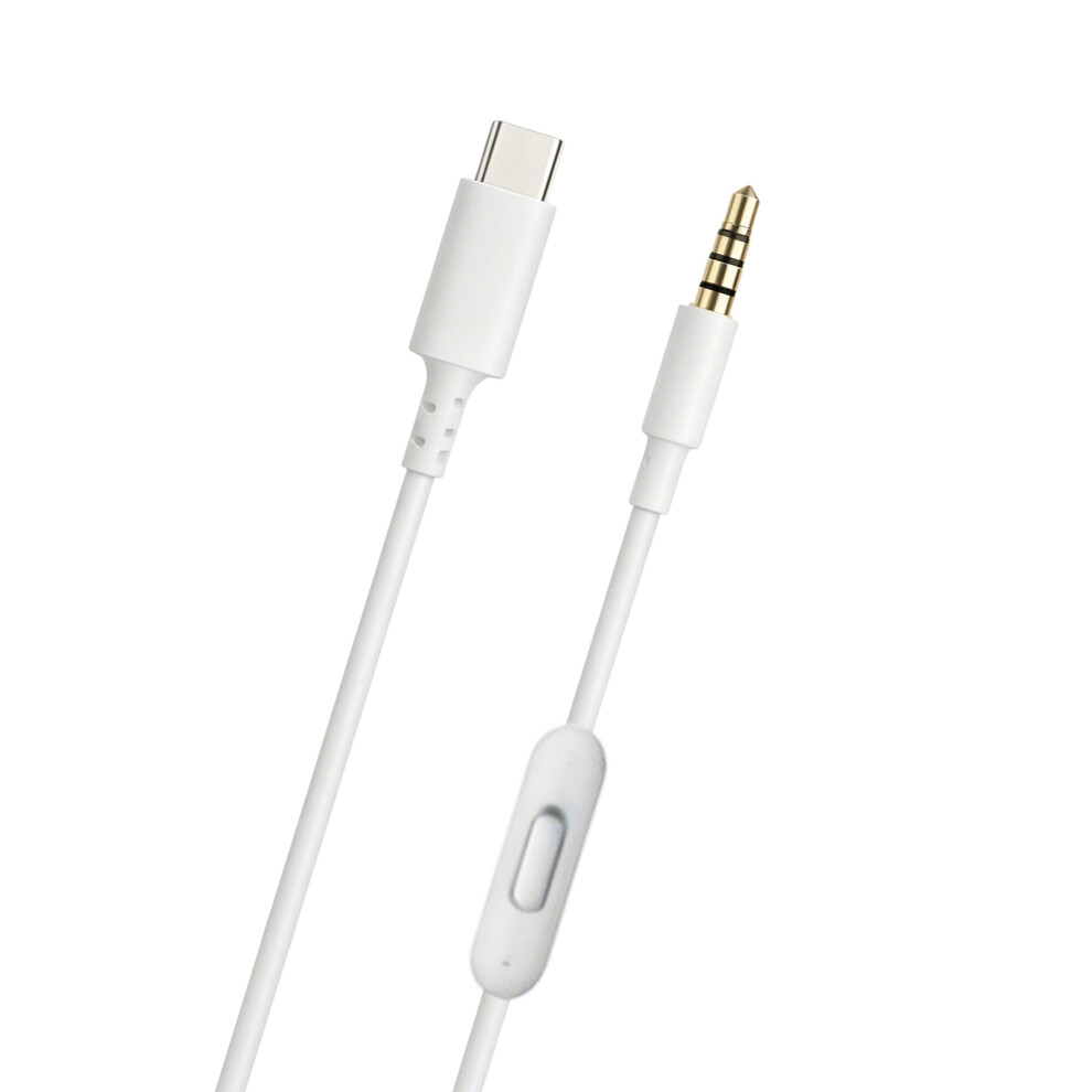 Type C 3.5Mm Auditory Replacement Cord For Headphones Multiple Color White 7695001053211