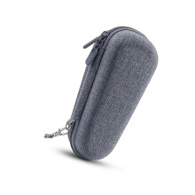 Portable Electric Shaver Organizers With Oxford Cloth EVA Construction Storage Bag Gray