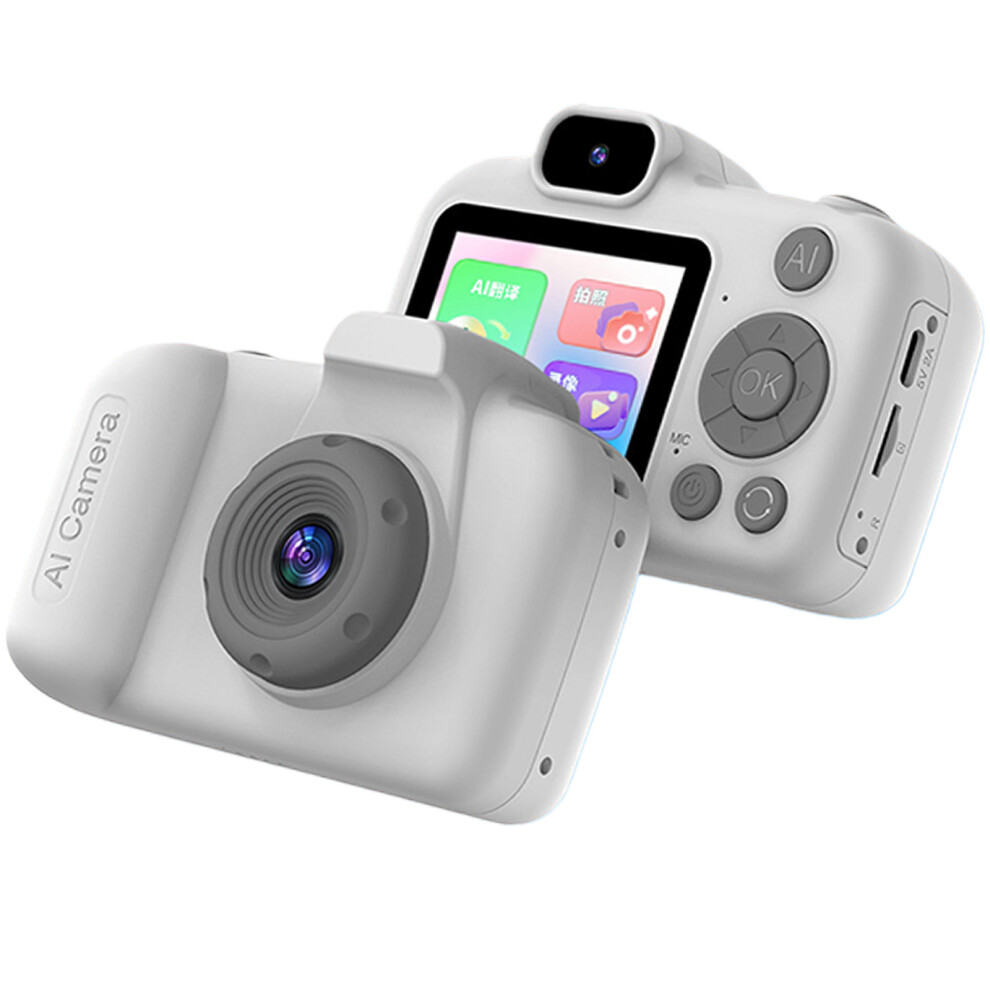 Student Learning Companion Camera Ai Power Digital Camera For Homework Help White 7695001148528