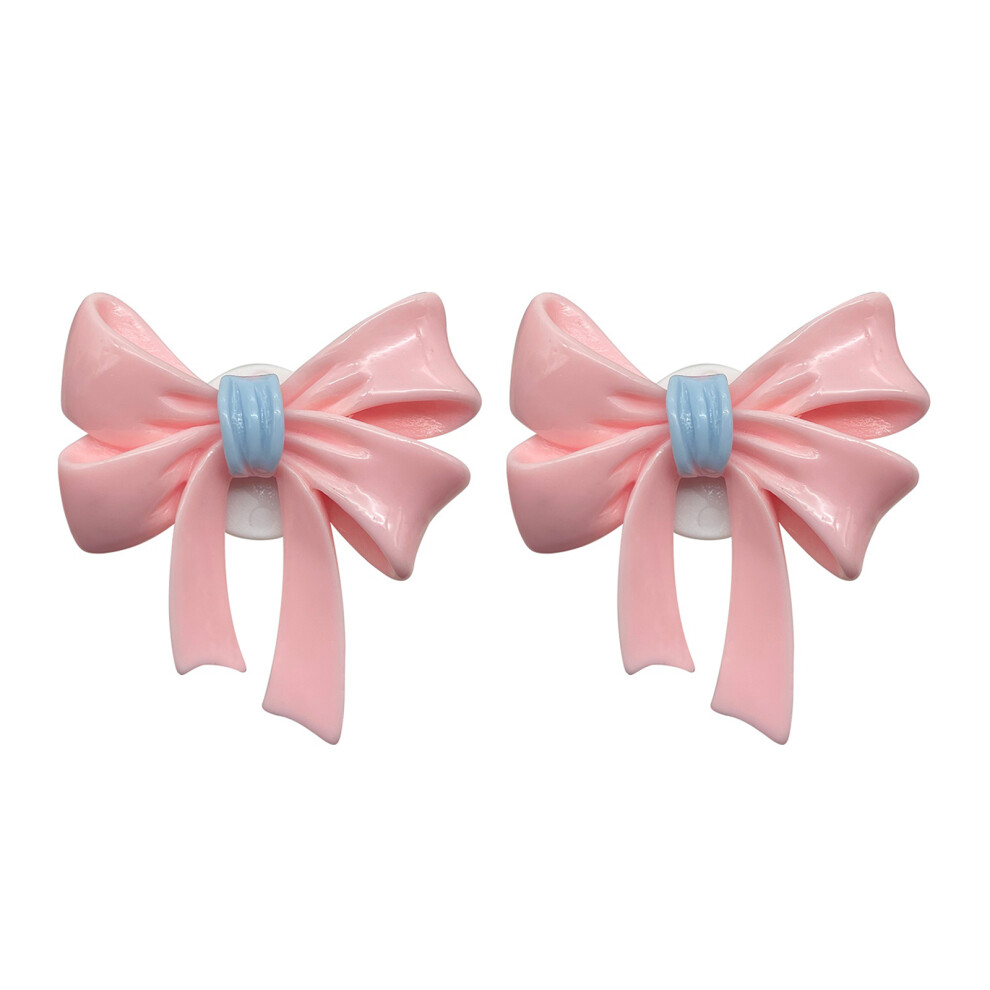 Cute Resin Butterfly Bows Clip Decorations For Most Headphone Headband Pink 7695001051866