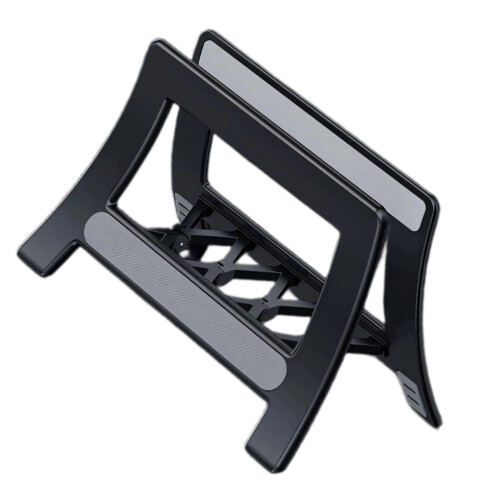 Space Saving Desktop Vertical Organizers Stand For Computers Tablets Books Black